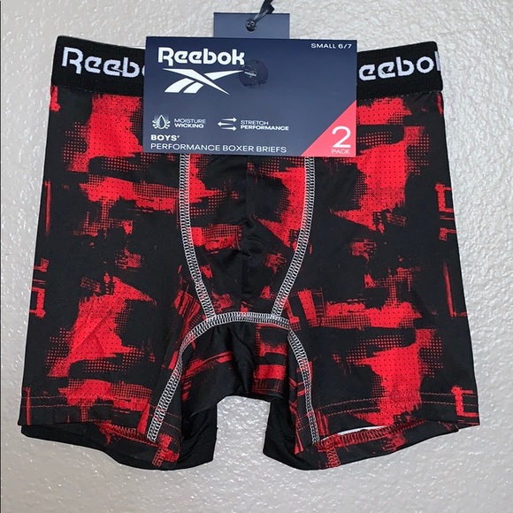 X2 Reebok 2pk performance boxer briefs Large (12-14) - Picture 1 of 5